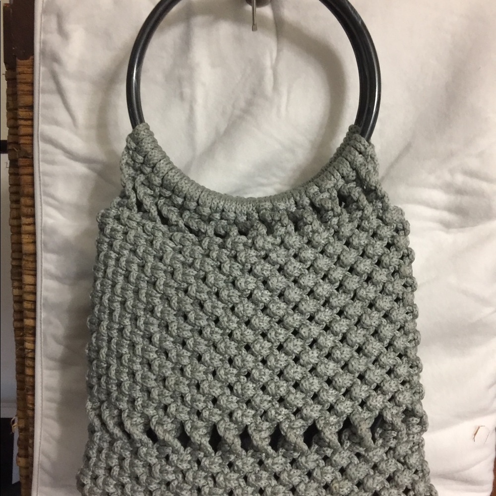 Grey purse